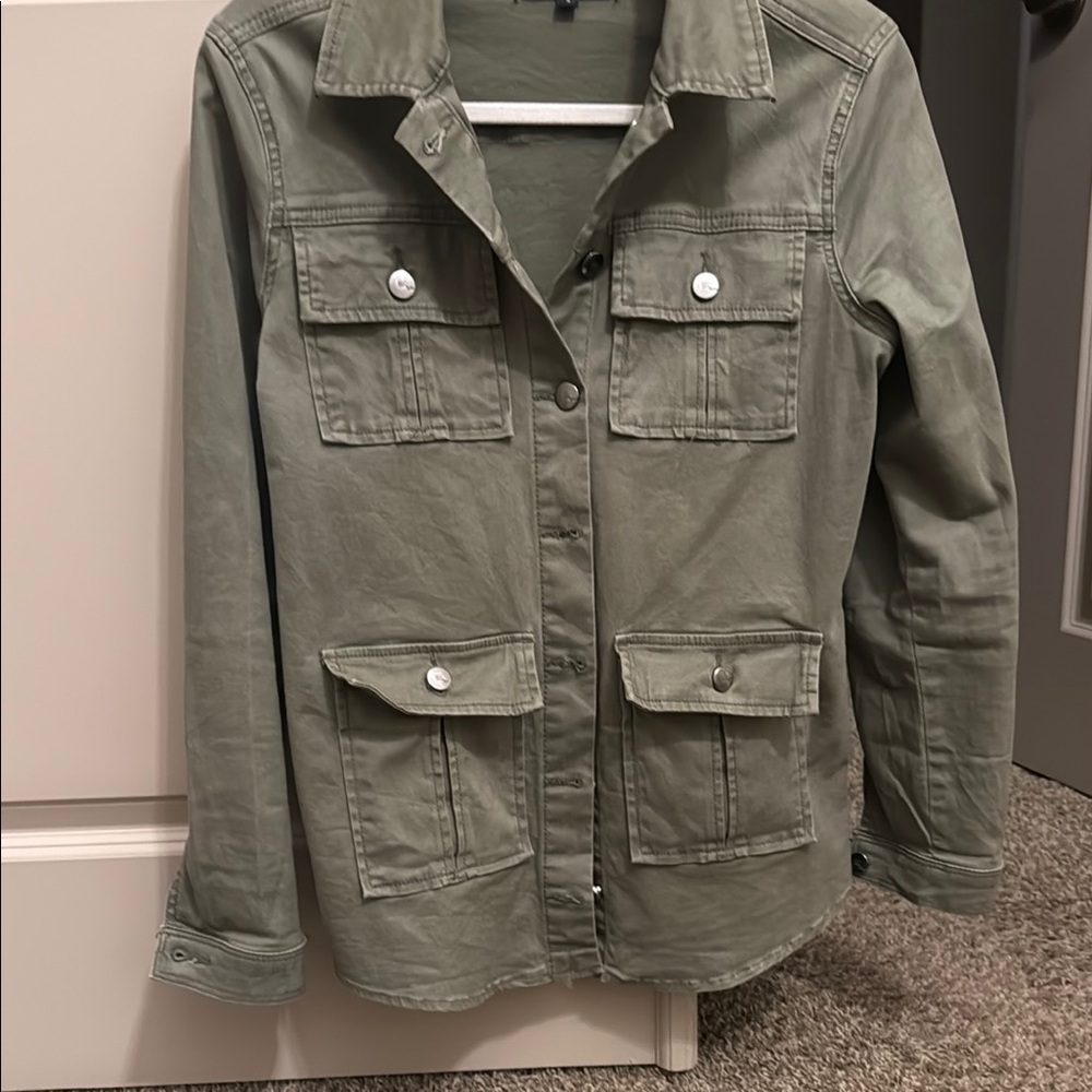 Olive Green Utility Jacket